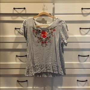 Grace & Lace Embroidered Top